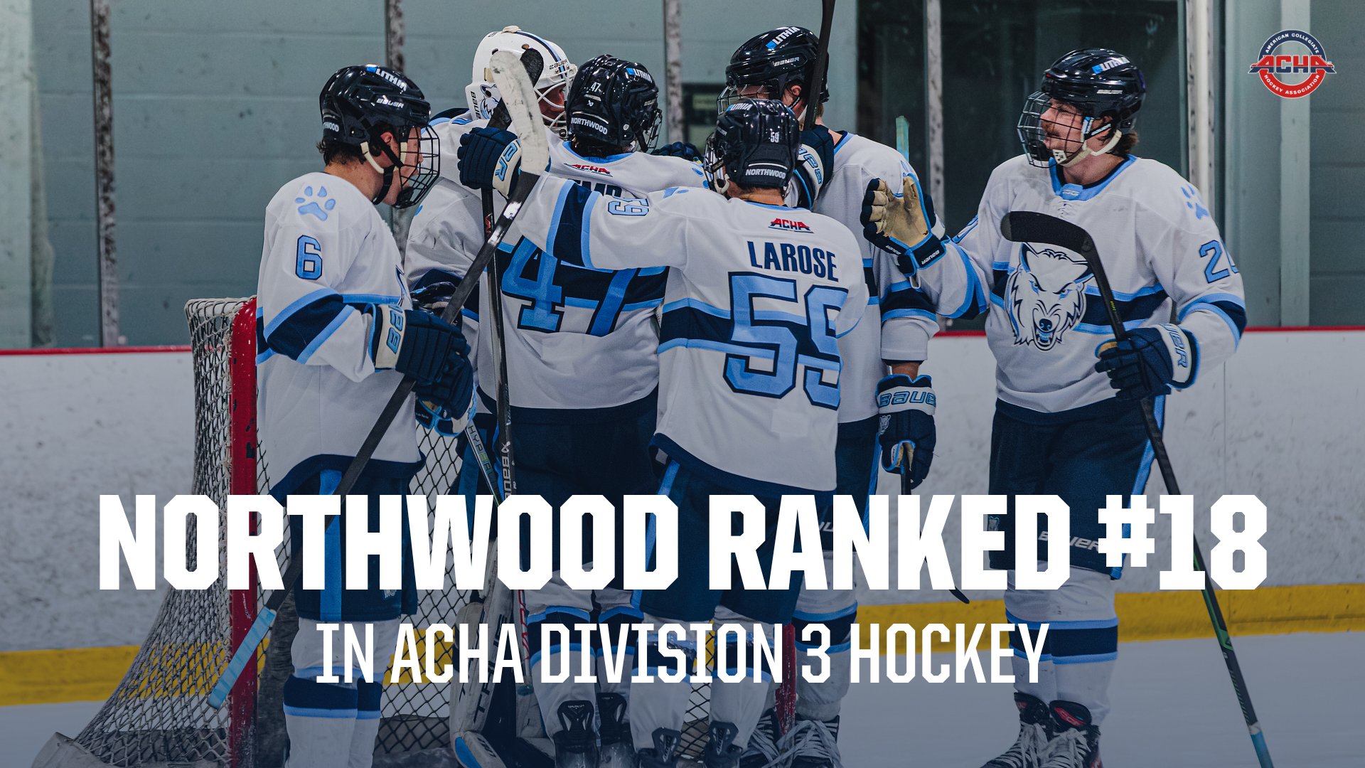 D3 Hockey Ranked No. 18 in ACHA Fourth Rankings