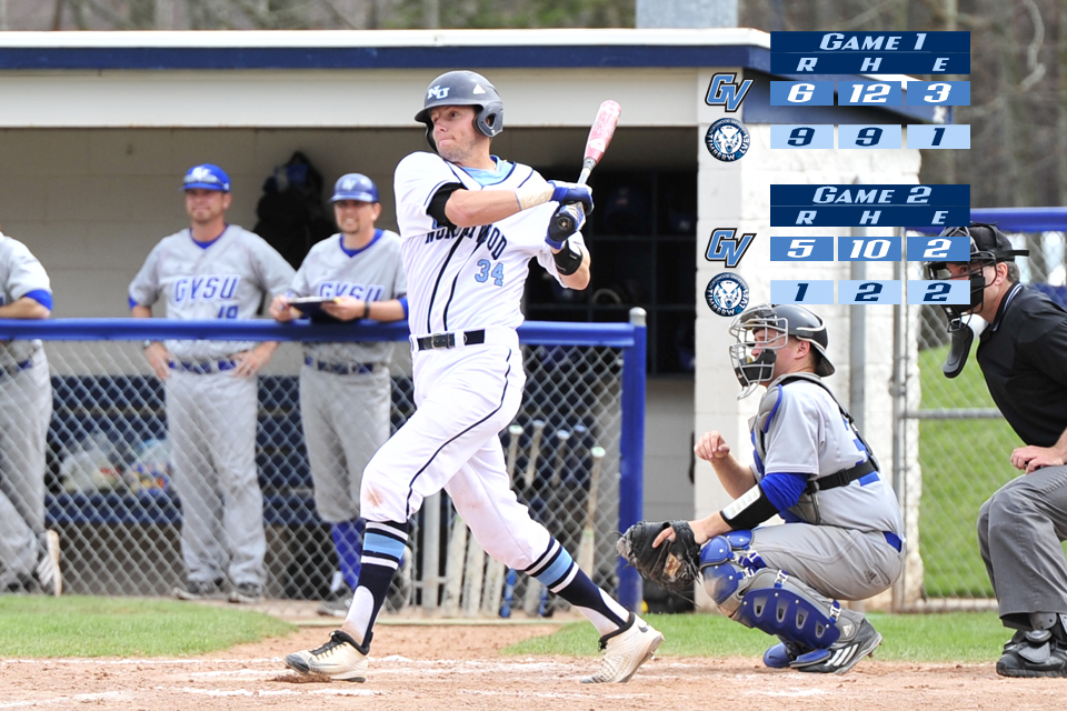 Baseball Goes 1-1 Versus Grand Valley State In Midweek Doubleheader