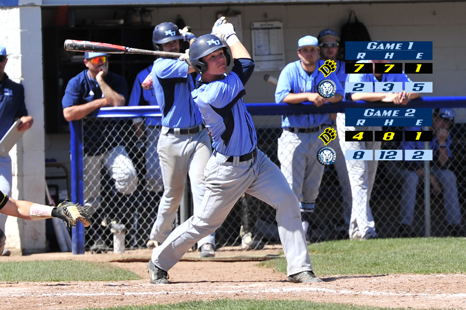 Baseball Splits Pair Against Ohio Dominican