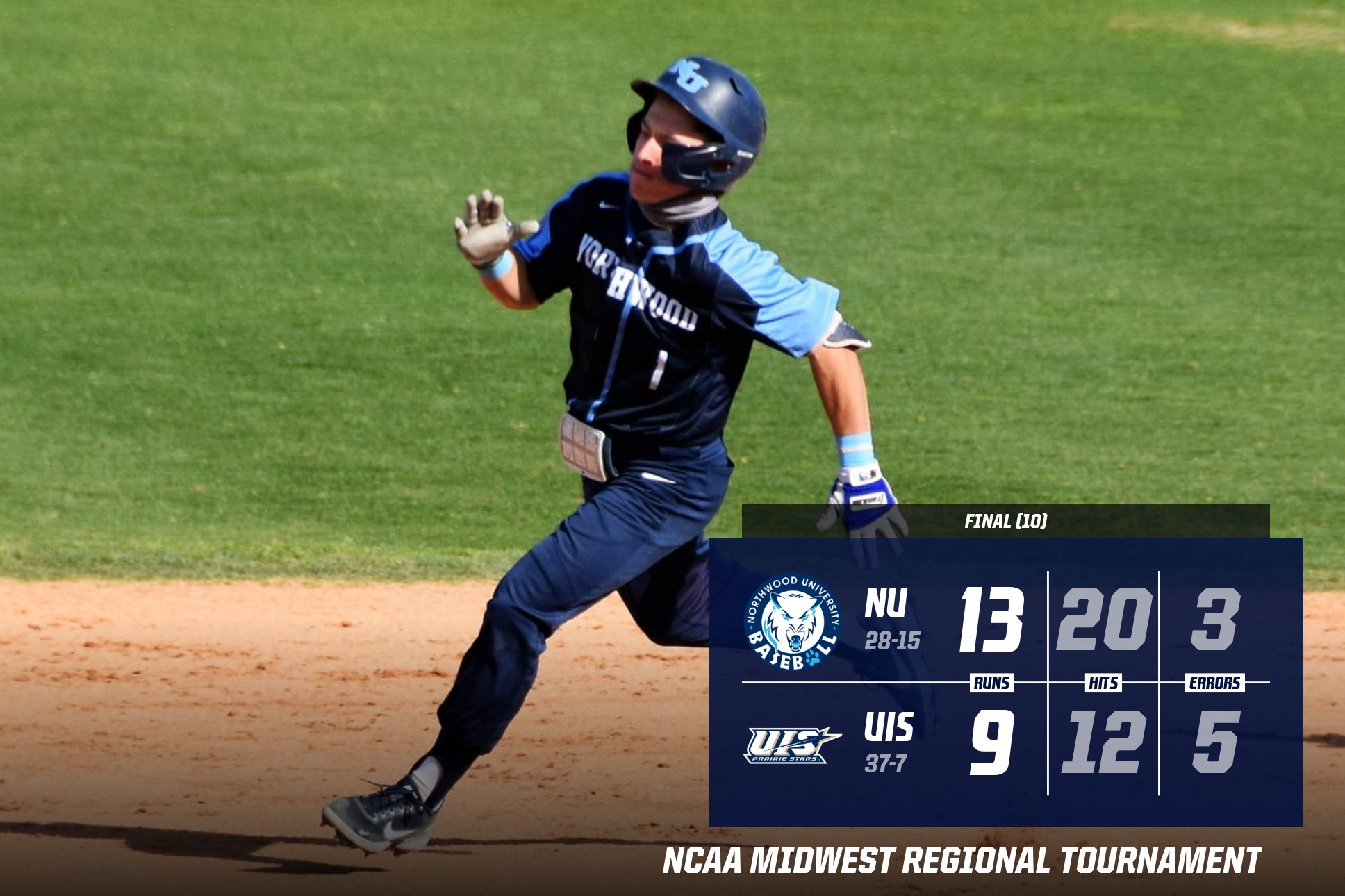 Baseball Earns Wild 13-9 Win Over #6 Illinois-Springfield To Open NCAA Tournament