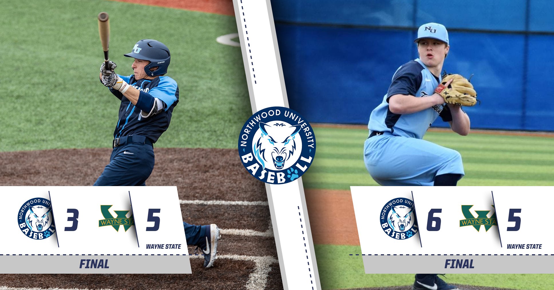 Baseball Splits Doubleheader At Wayne State - NU Remains In GLIAC Lead