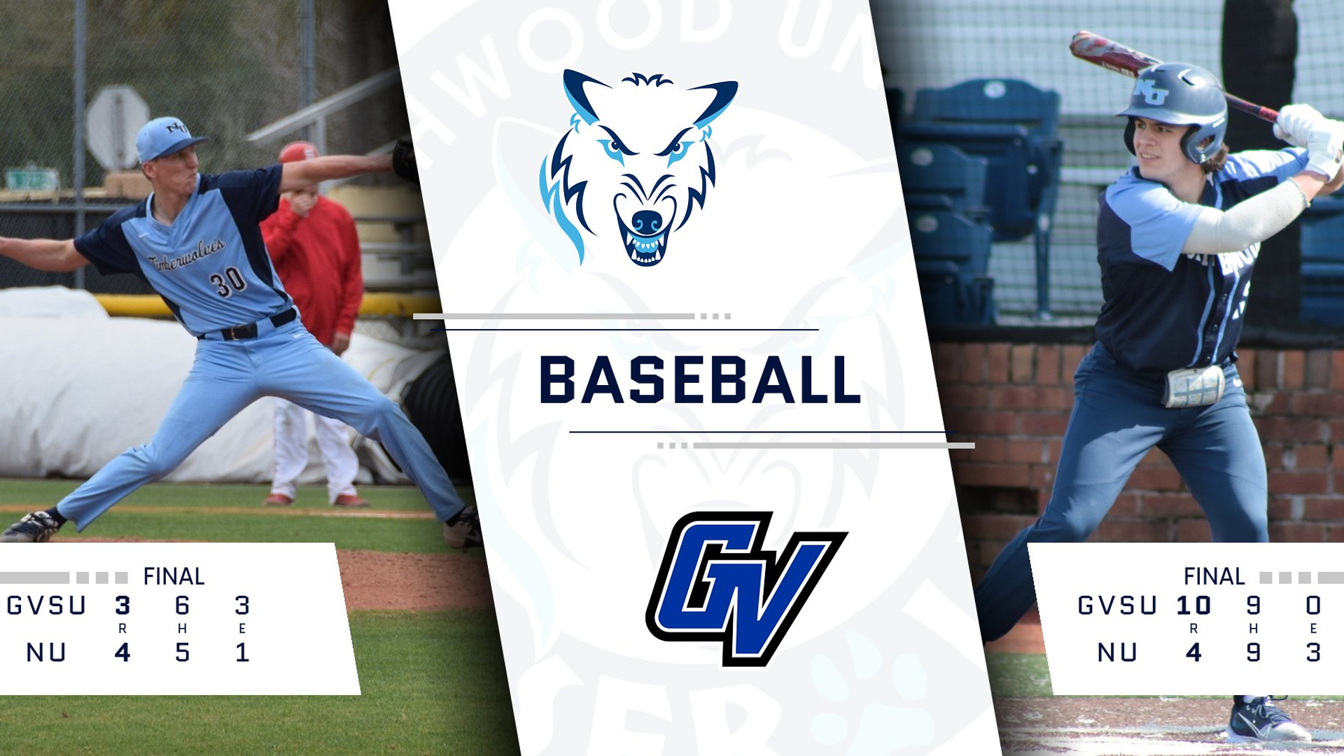 Baseball Splits Second Straight Doubleheader Against No. 20 GVSU