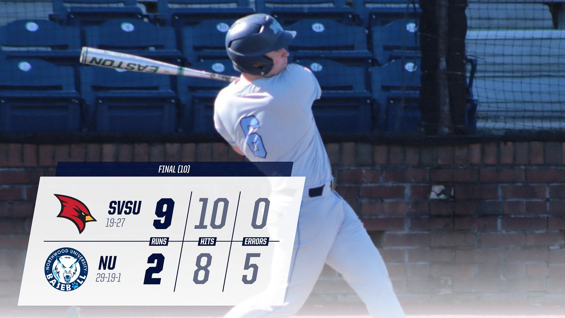 Baseball Falls To SVSU 9-2