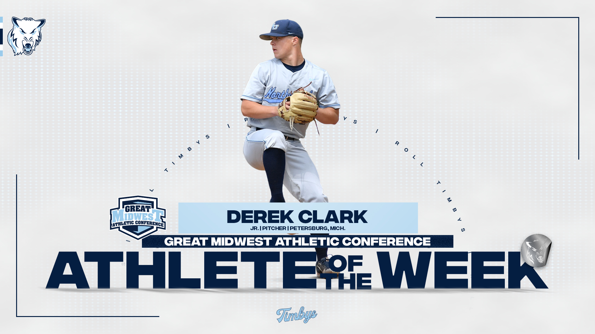 Derek Clark Named G-MAC North Division Pitcher of the Week
