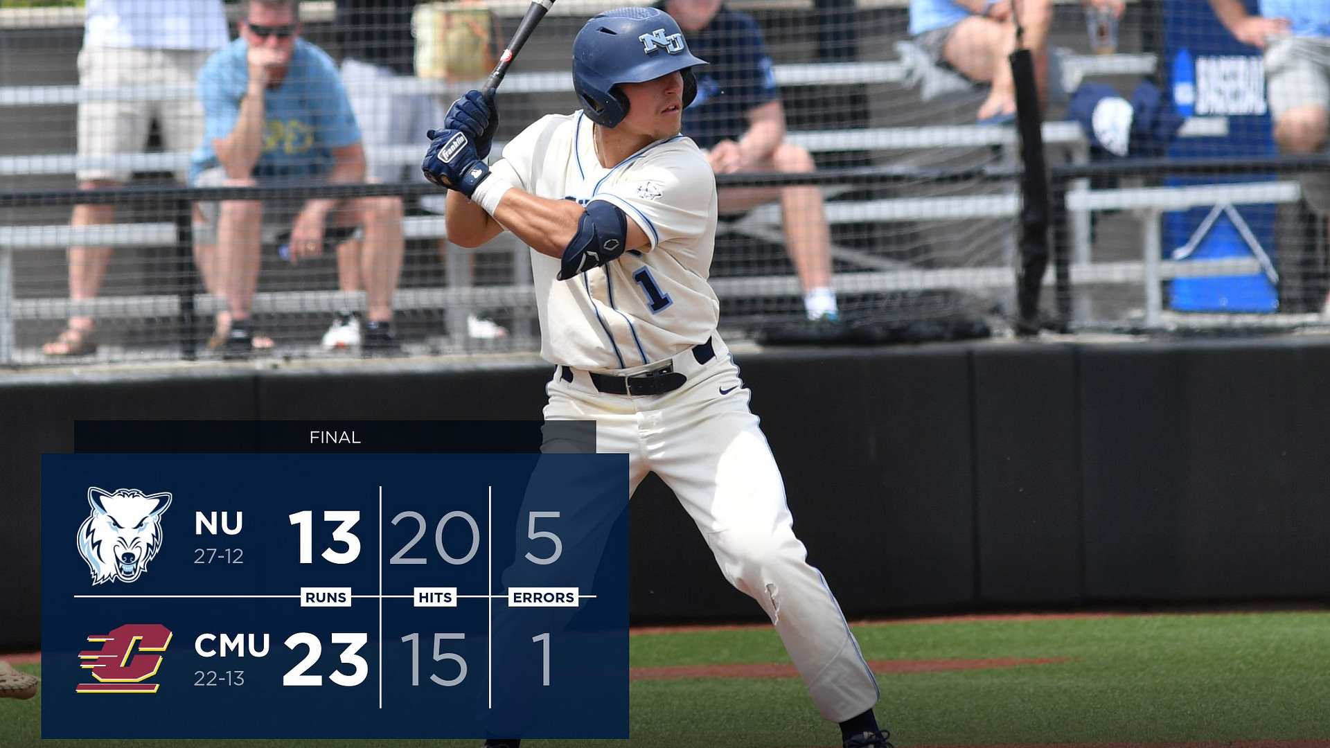 Baseball Loses At Central Michigan 23-13
