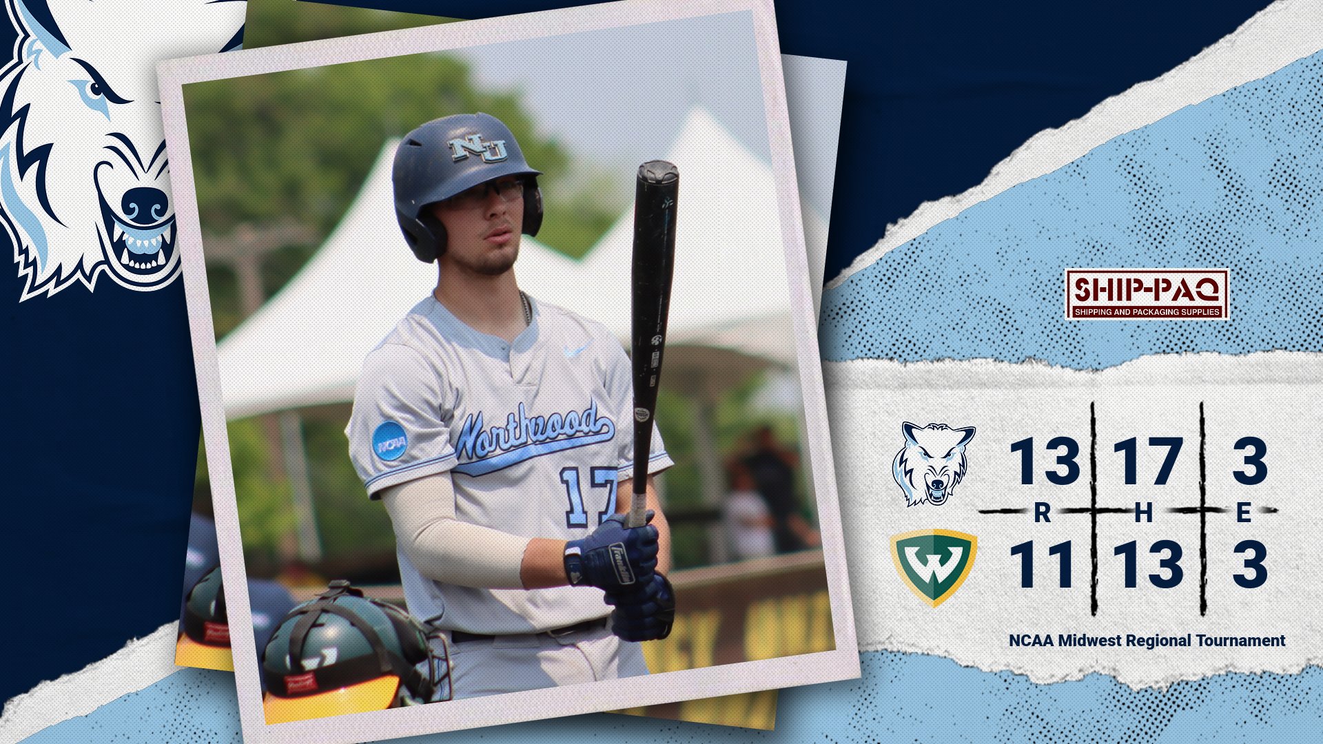 Baseball Earns Dramatic 13-11 Win Over Wayne State To Open NCAA Tournament