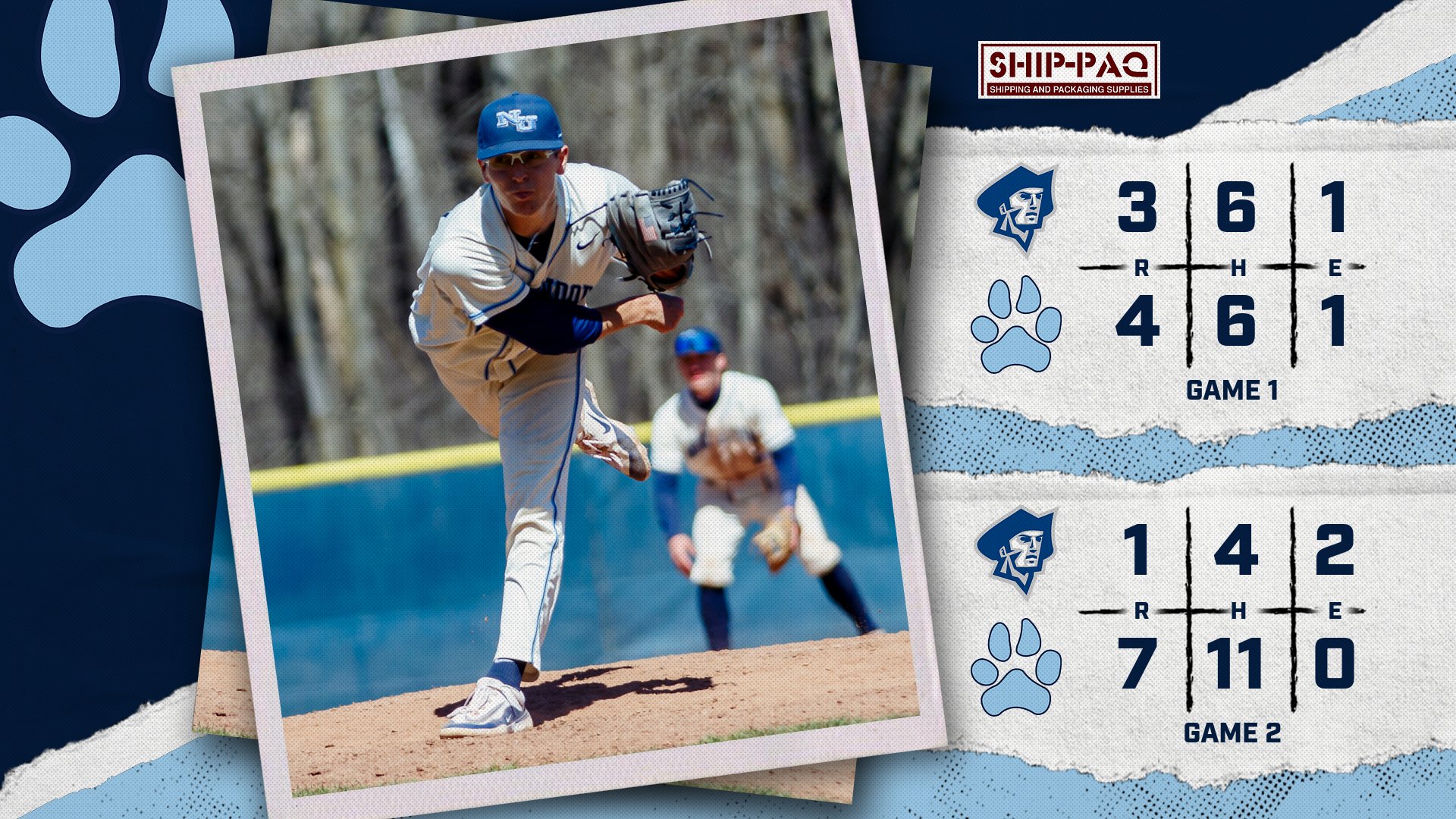 Baseball Earns Doubleheader Sweep Over Malone