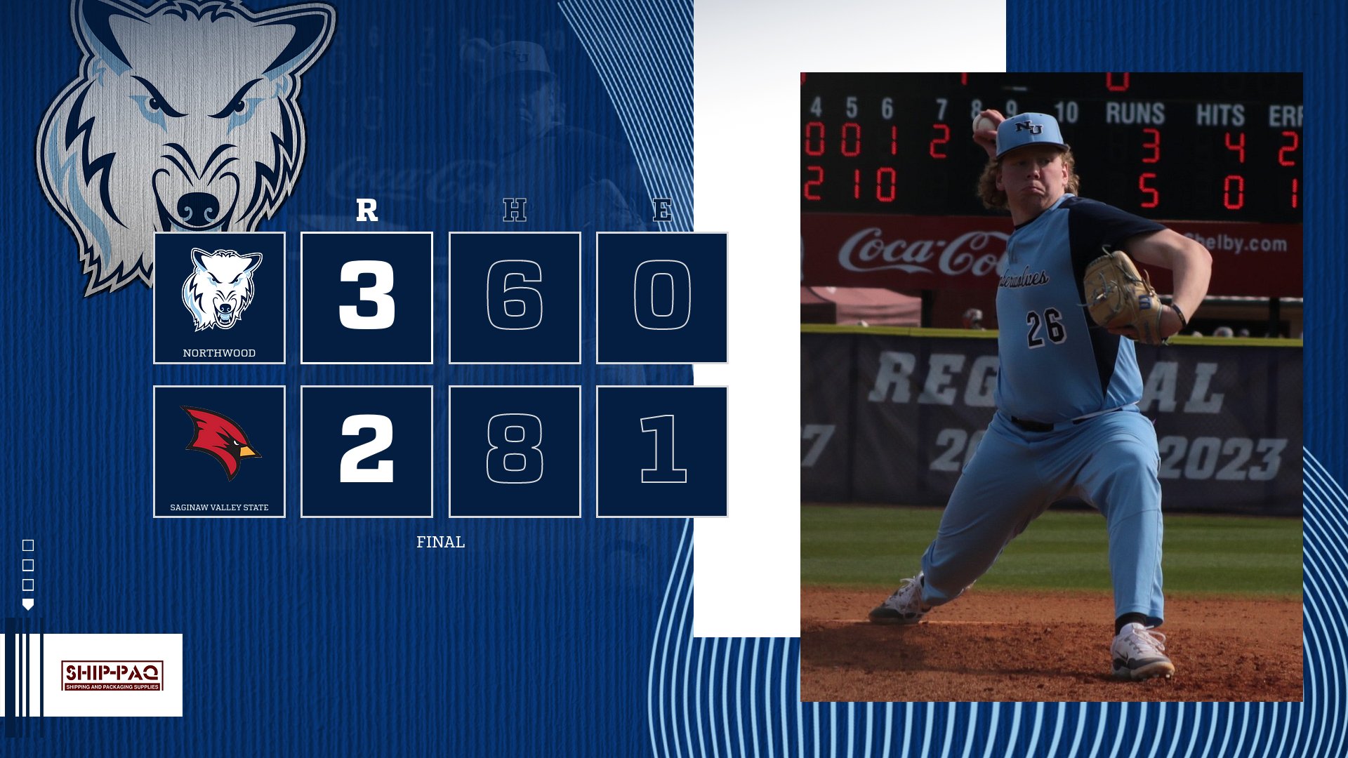 Baseball Extends Win Streak To Six With 3-2 Win At Saginaw Valley