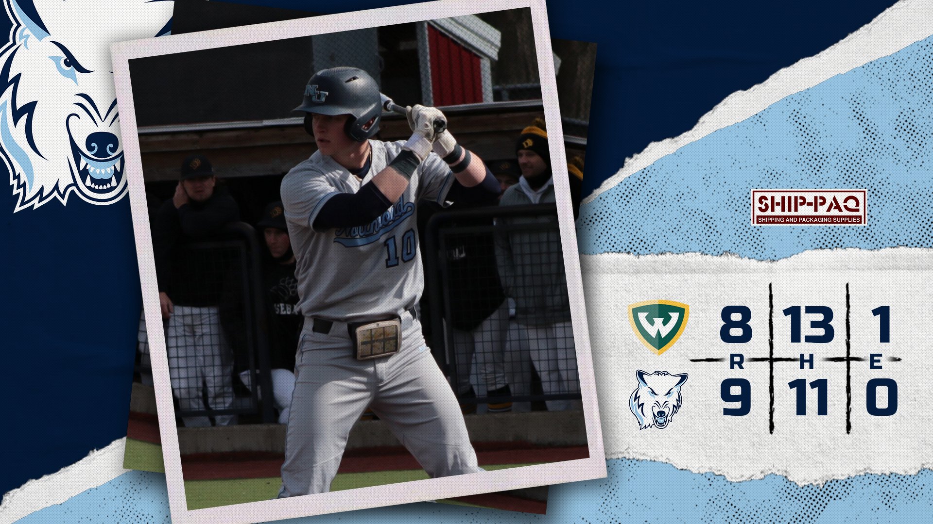 Baseball Earns 9-8 Comeback Win Over Wayne State