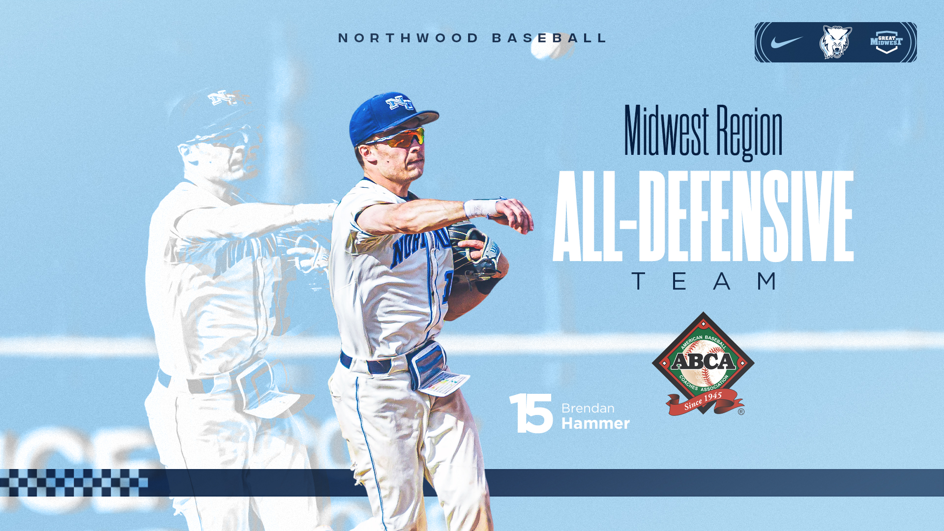 Brendan Hammer Named To The Midwest Region All-Defensive Team