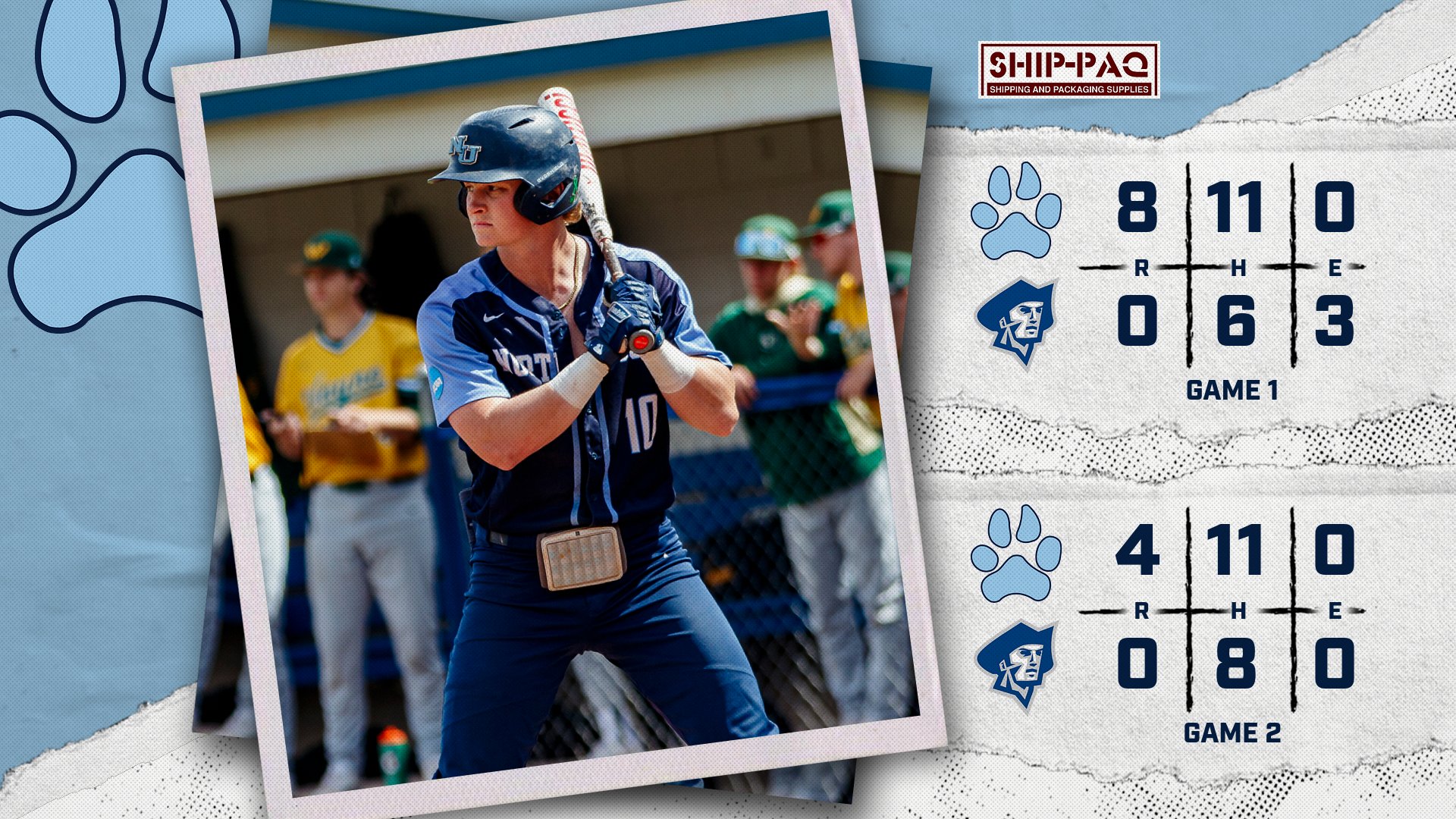 Baseball Rides Pitching To Doubleheader Sweep At Malone