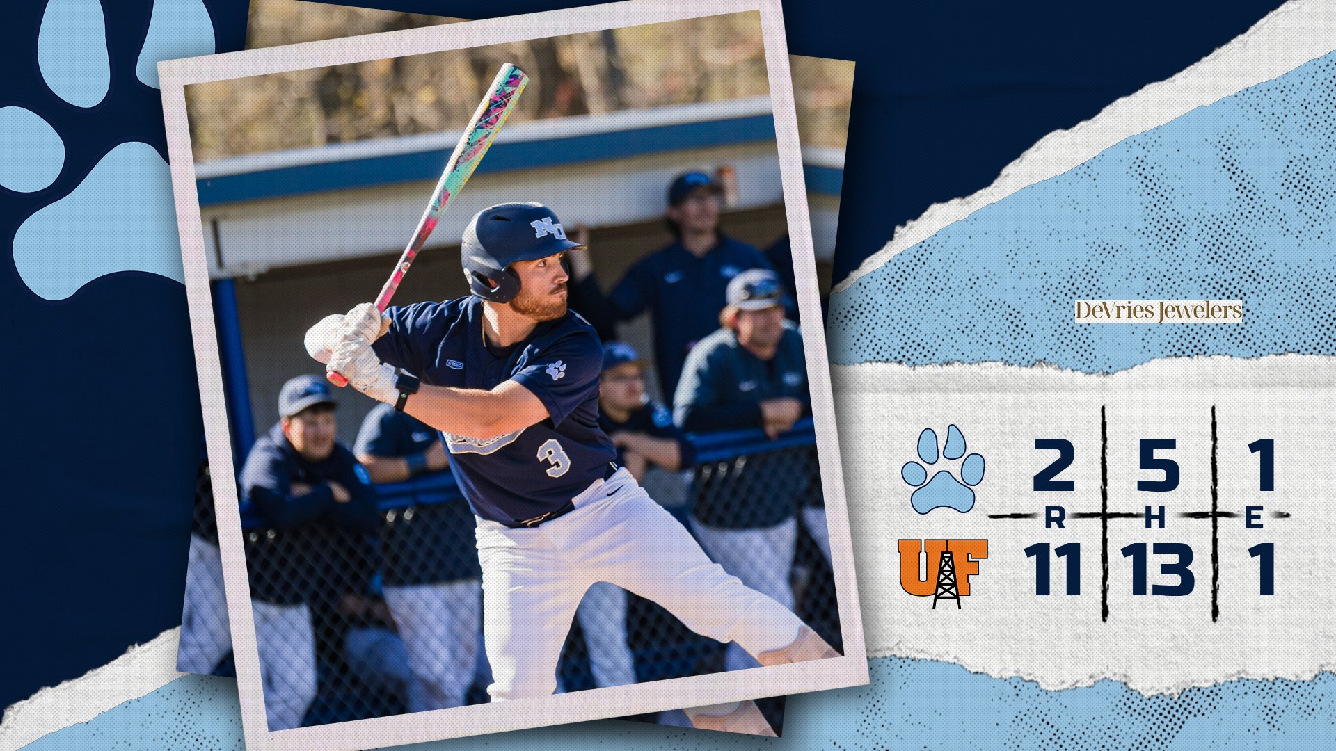 Baseball Falls In G-MAC Tournament Opener To Findlay 11-2