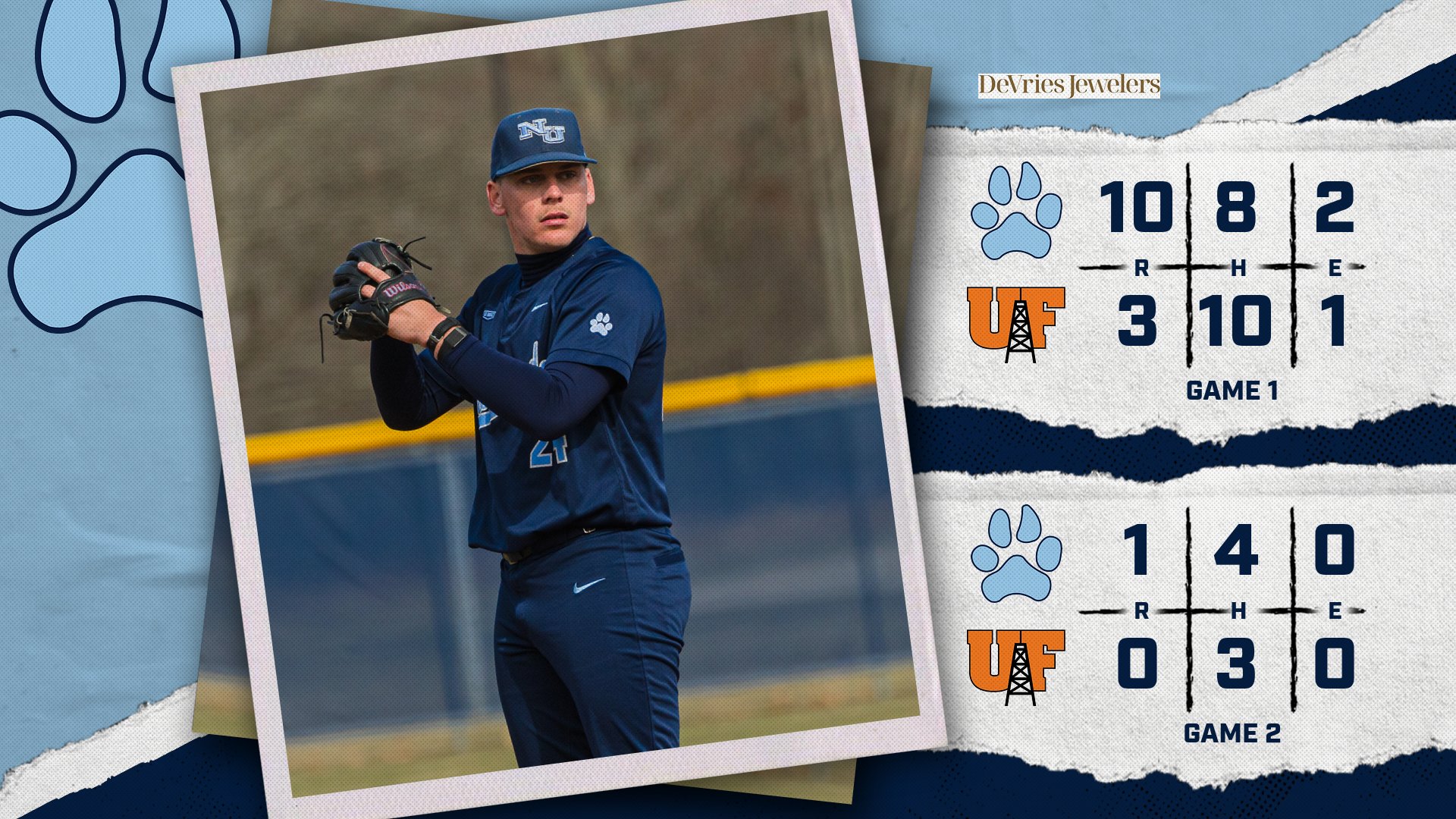 Baseball Clinches G-MAC Tournament Appearance With Sweep Of Findlay