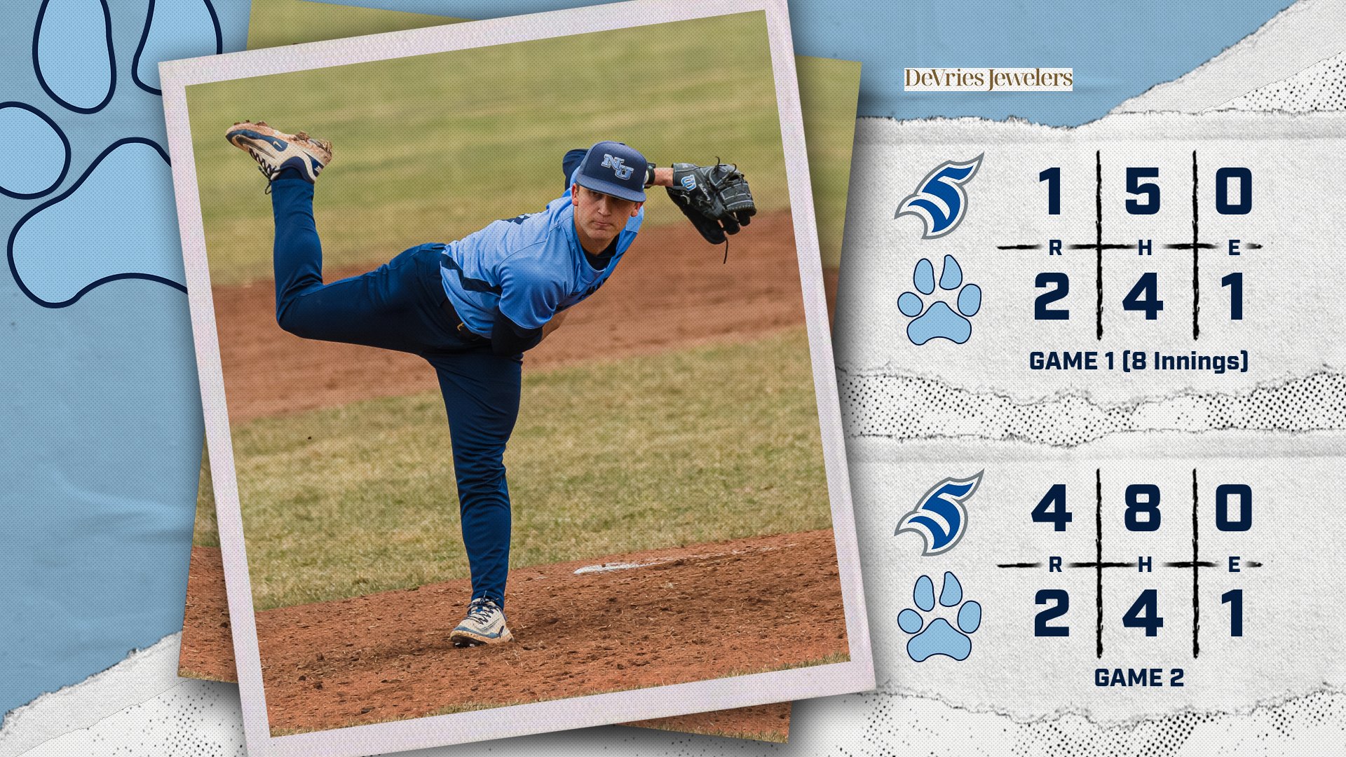Baseball Splits With Thomas More For Second Straight Day
