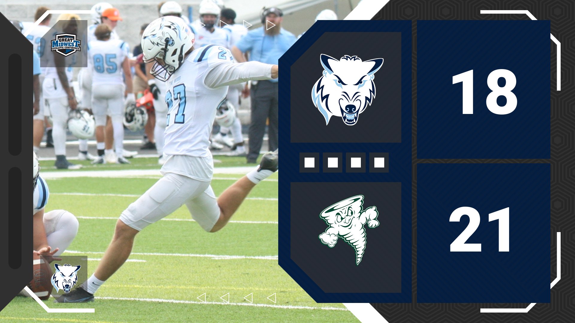 Football Falls At Lake Erie 21-18