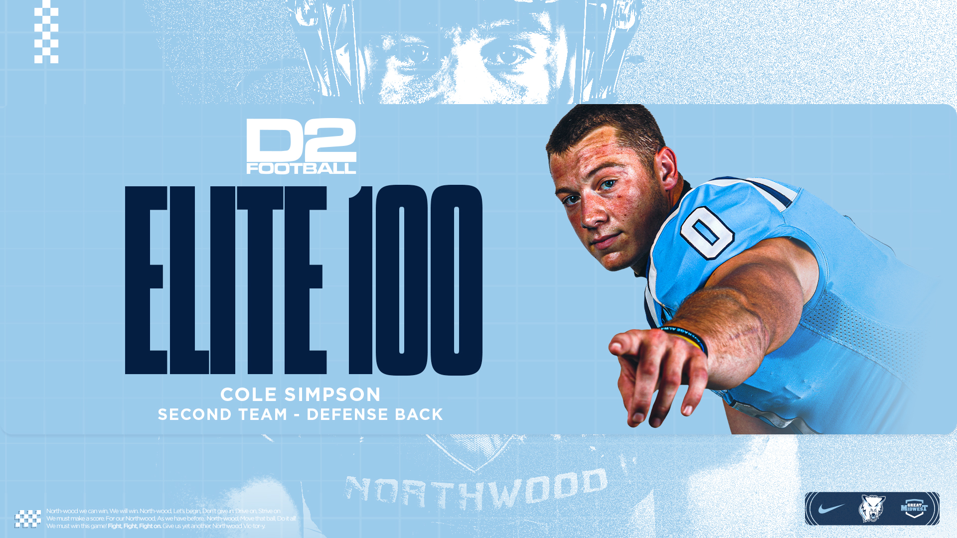 Cole Simpson Named To The D2Football.com Elite 100 Team