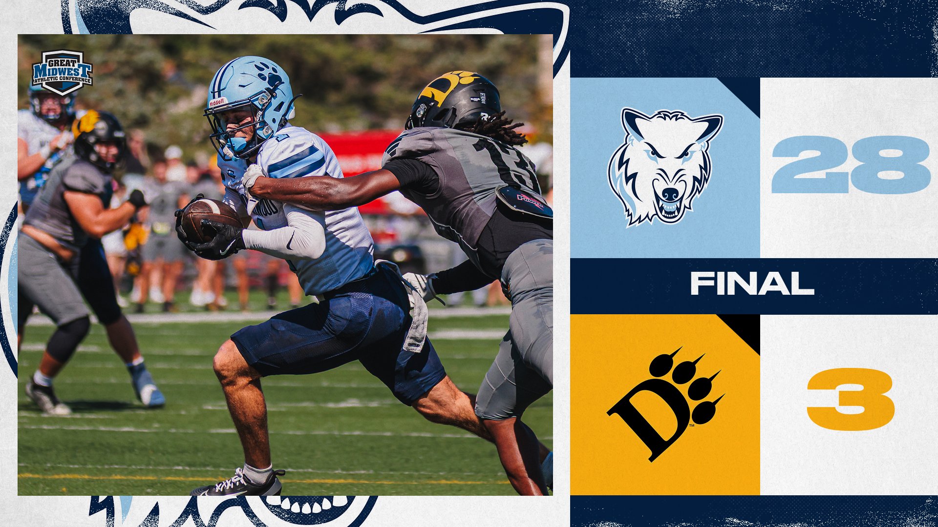 Football Earns 28-3 Road Win Over Ohio Dominican