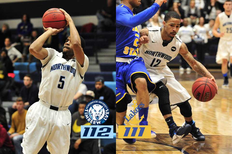 Men's Basketball Wins Thriller Over Lake Superior State 112-111 In Overtime