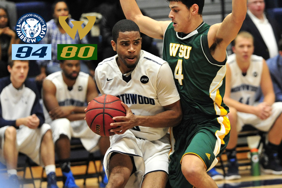 Men's Basketball Defeats Wayne State 94-80