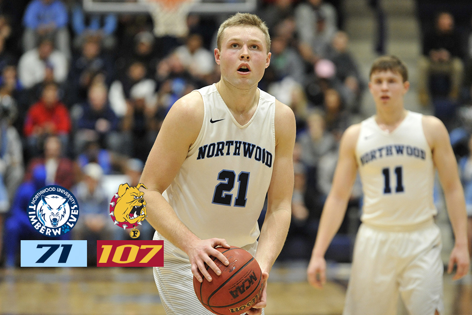 Zach Allread had his second career double-double in the loss to Ferris State