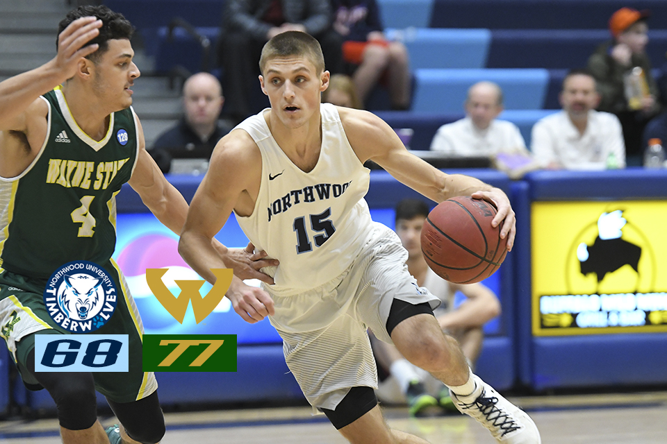Brad Schaub scored a careeer-high 21 points in the loss to Wayne State