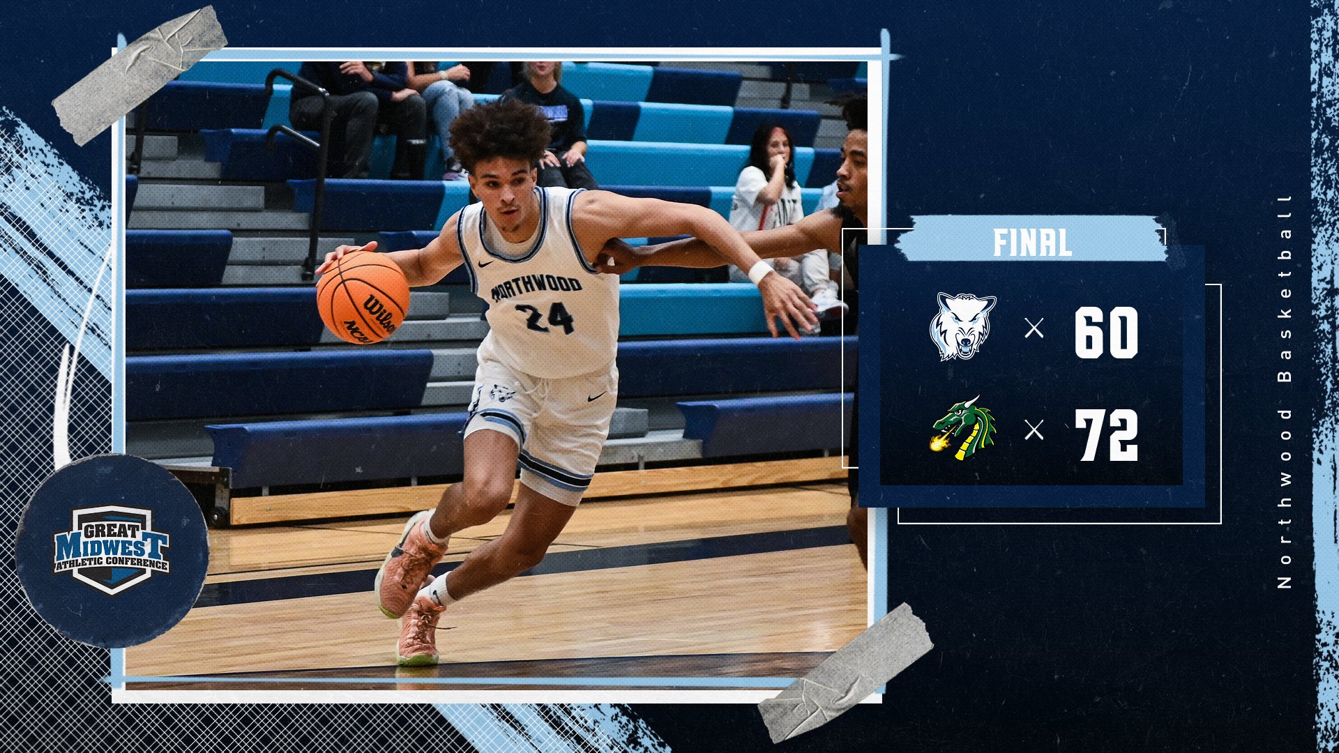 Men's Basketball Falls To Tiffin 72-60