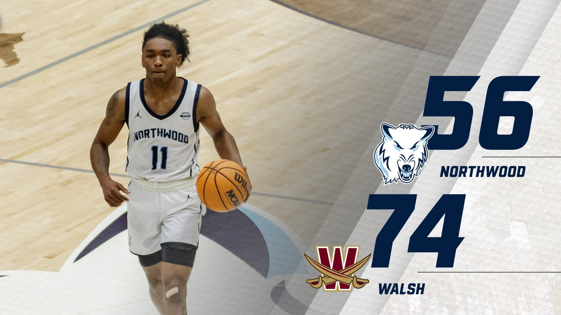 Men's Basketball Falls To Walsh 74-56