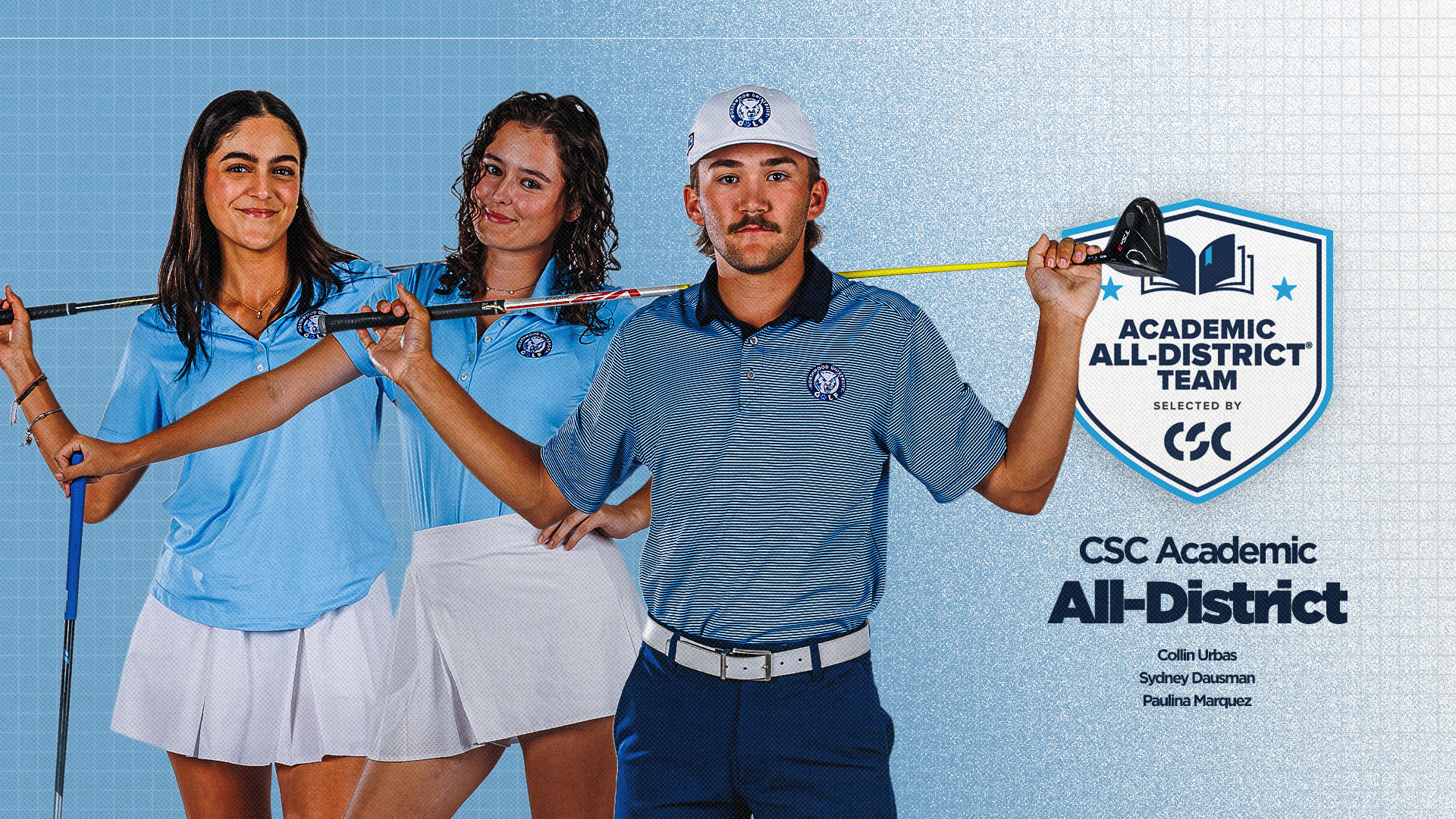 Golf Teams Earn Academic All-District Honors From CSC