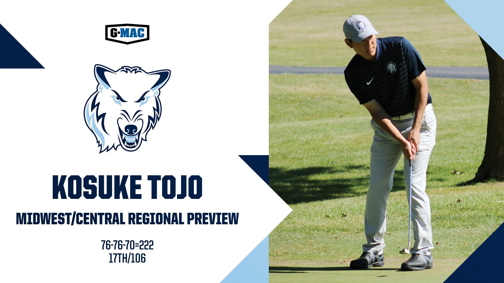 Men's Golf Places Seventh At Midwest/Central Regional Preview