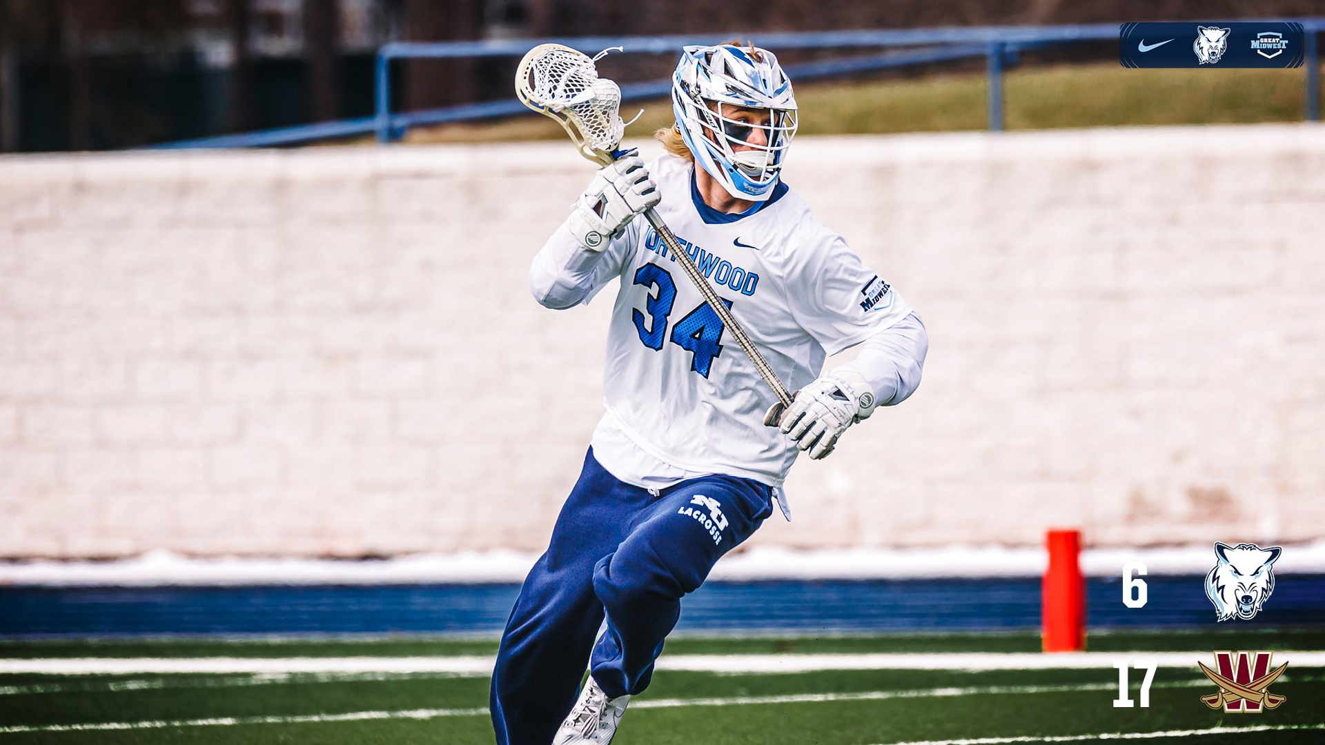 Men's Lacrosse Suffers 17-6 Loss At Walsh