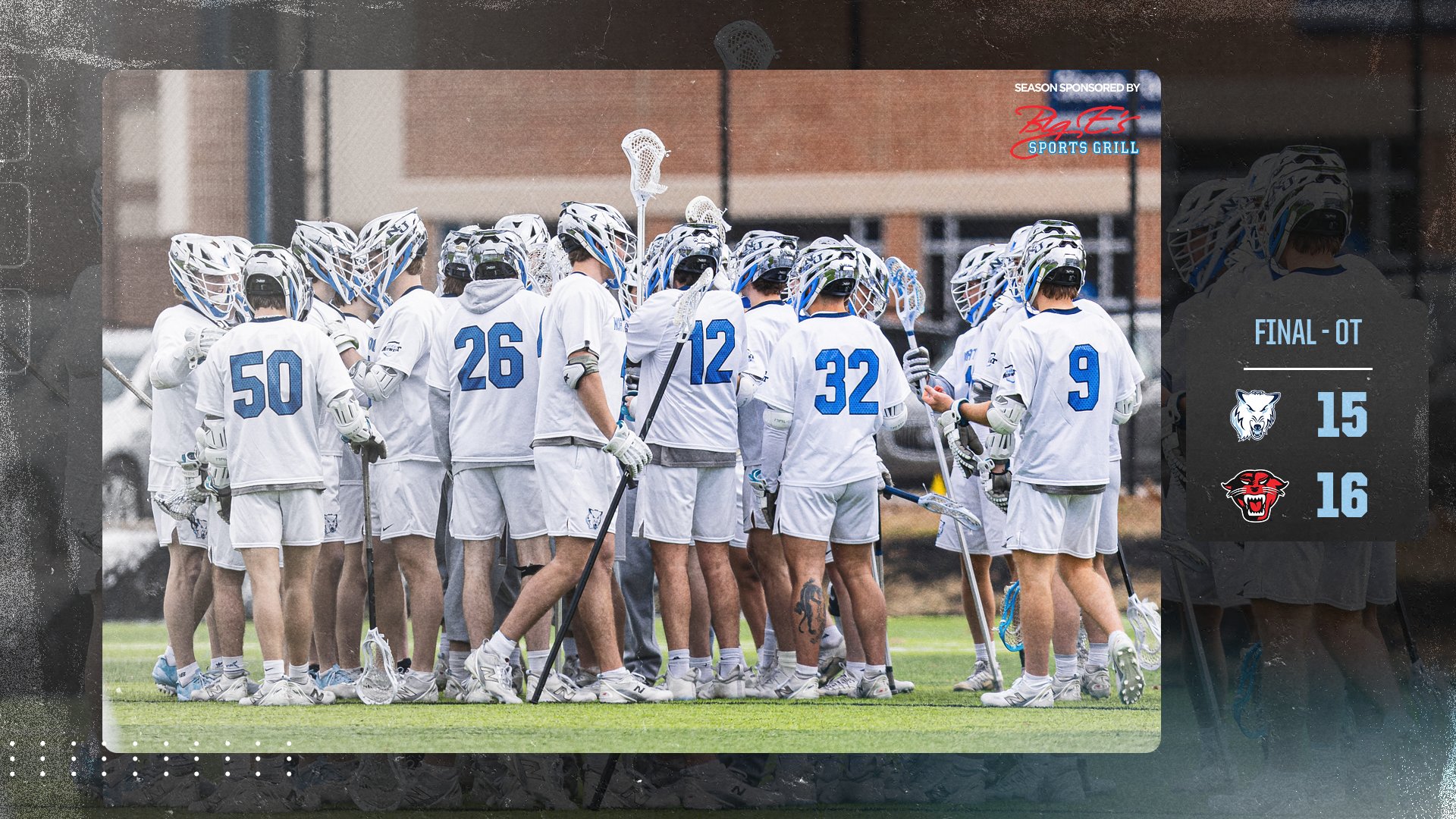 Men's Lacrosse Loses Overtime Heartbreaker To (3) Davenport In G-MAC Semifinals, Ending Unprecedented Season