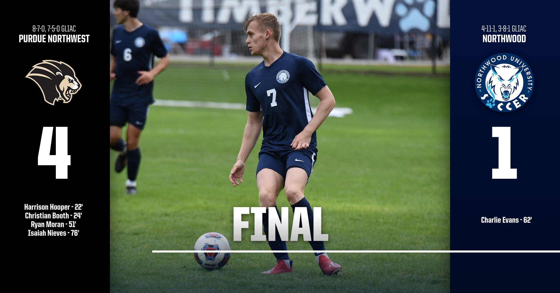 Men's Soccer Loses 4-1 Contest To Purdue Northwest
