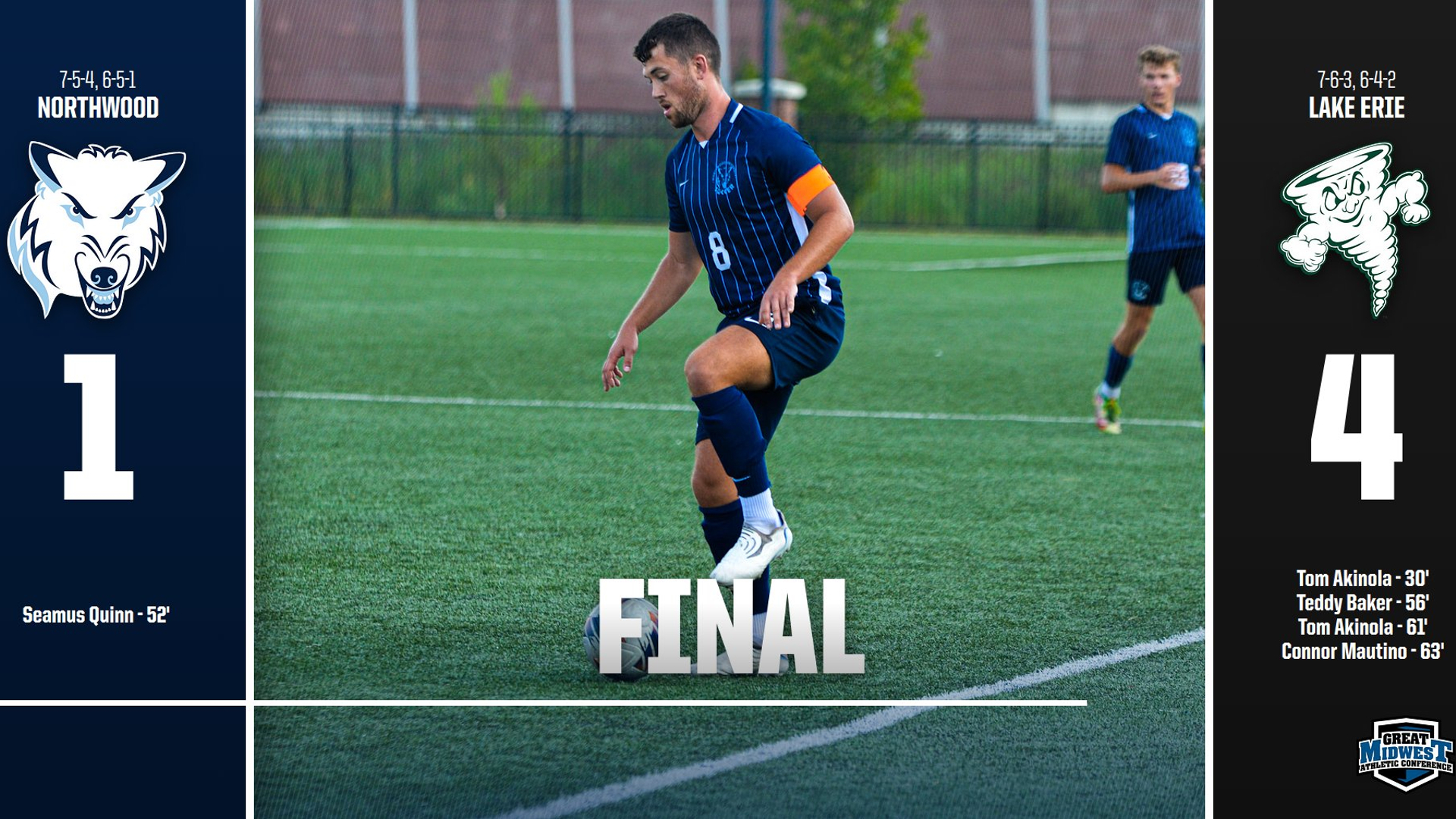 Rough Second Half Proves Costly As Men's Soccer Falls At Lake Erie