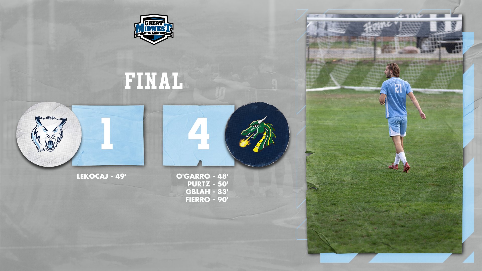 Men's Soccer Falls To Tiffin, 4-1