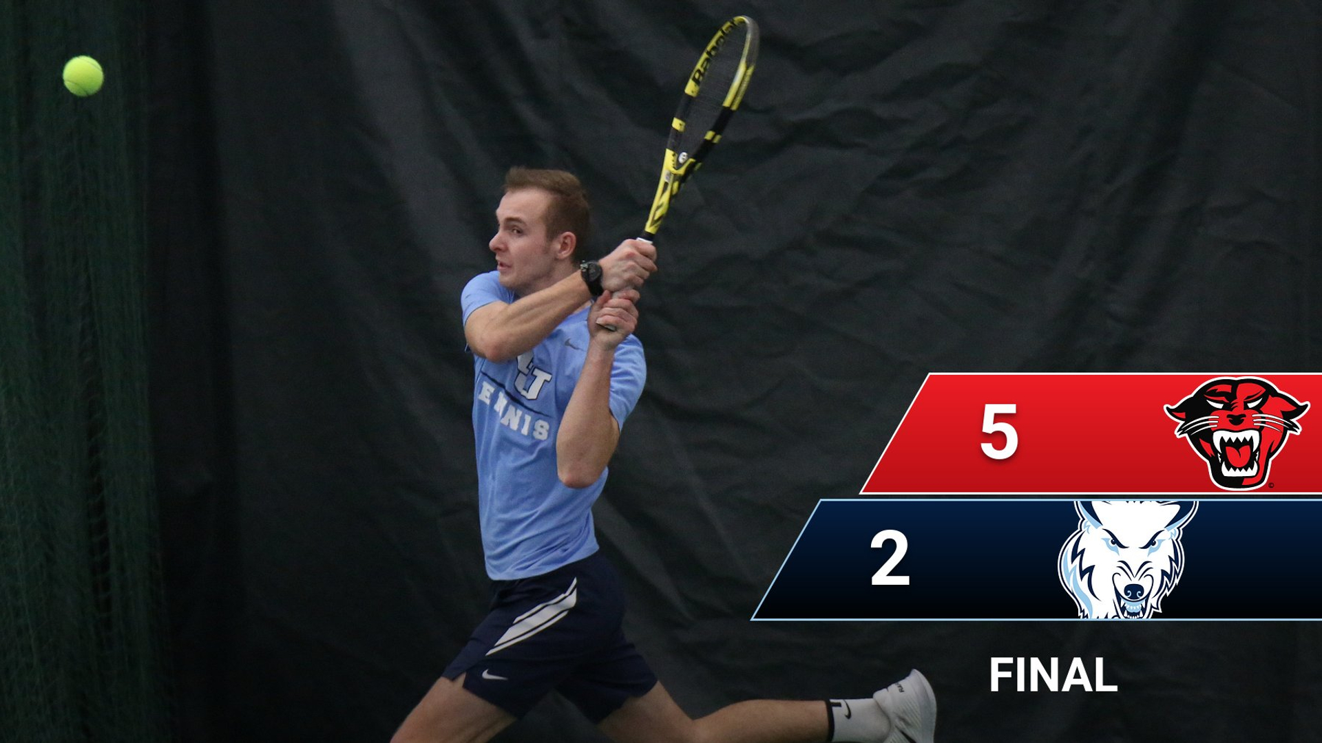 Men's Tennis Loses To Davenport 5-2
