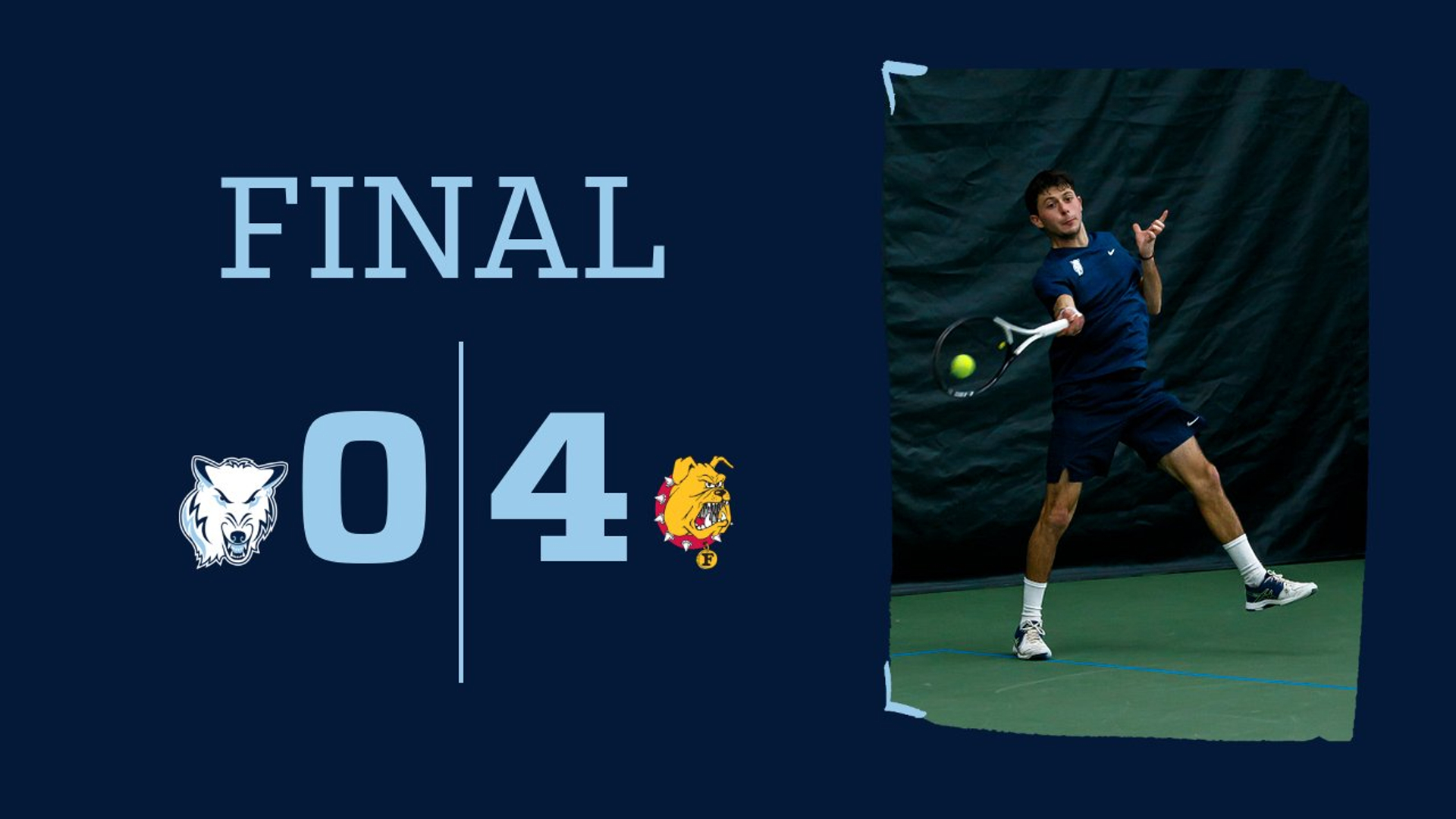 Men's Tennis Falls in First Road Match