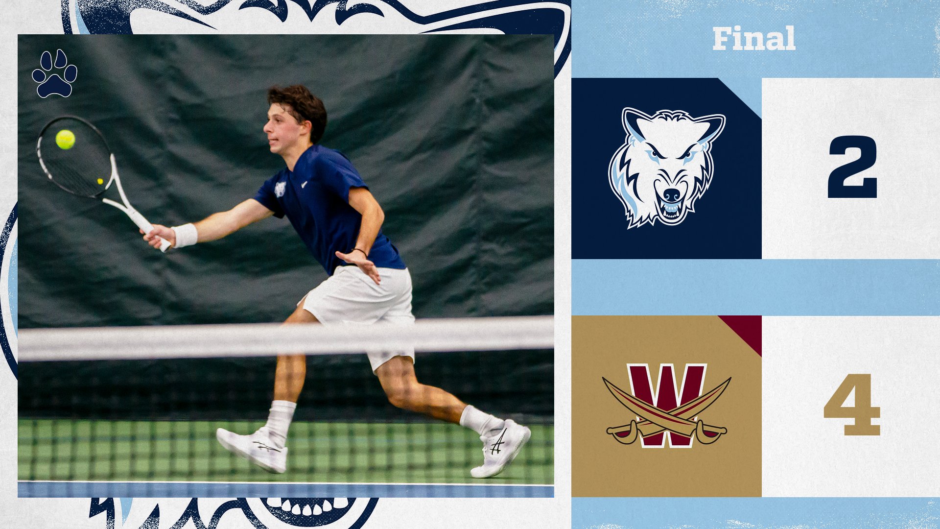 Men&rsquo;s Tennis Falls in Regular Season Finale to Walsh