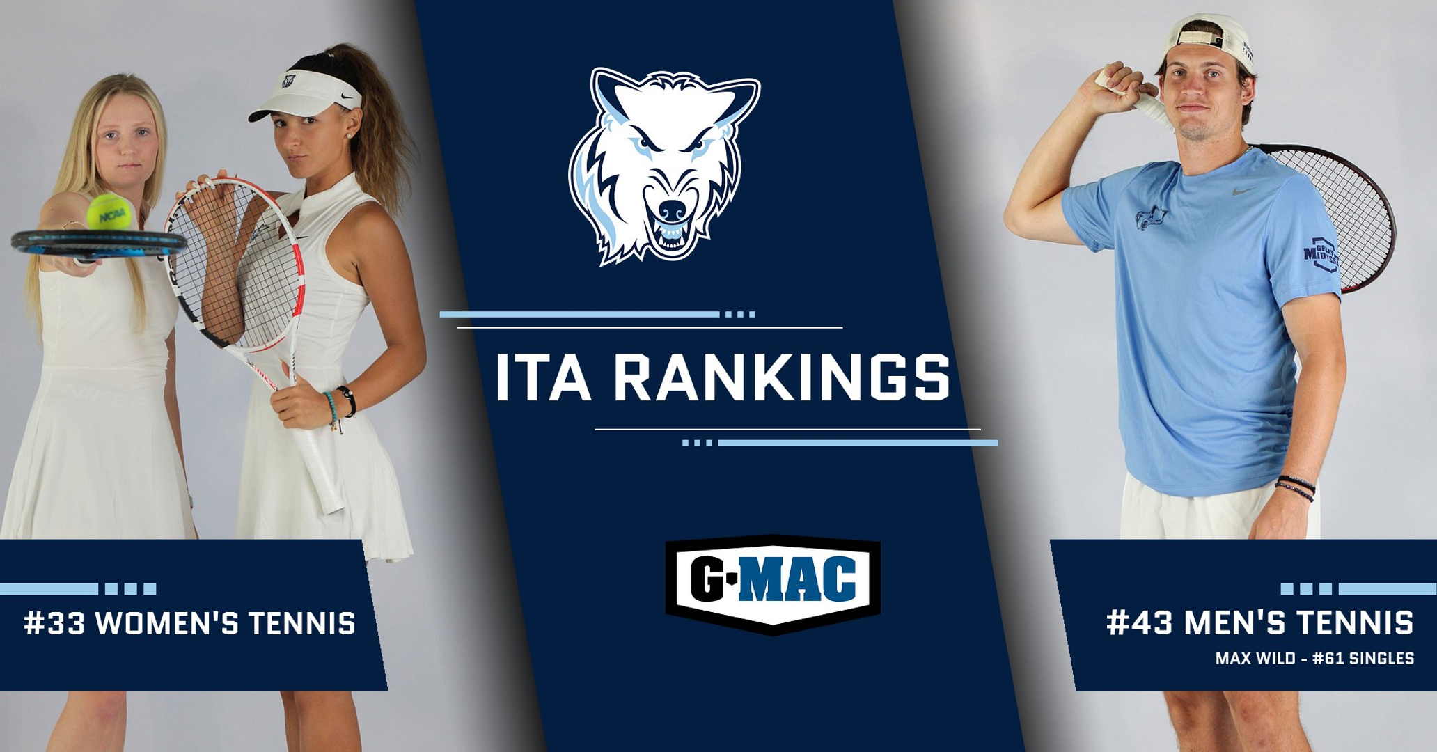 Tennis Teams Earn National Rankings From The ITA