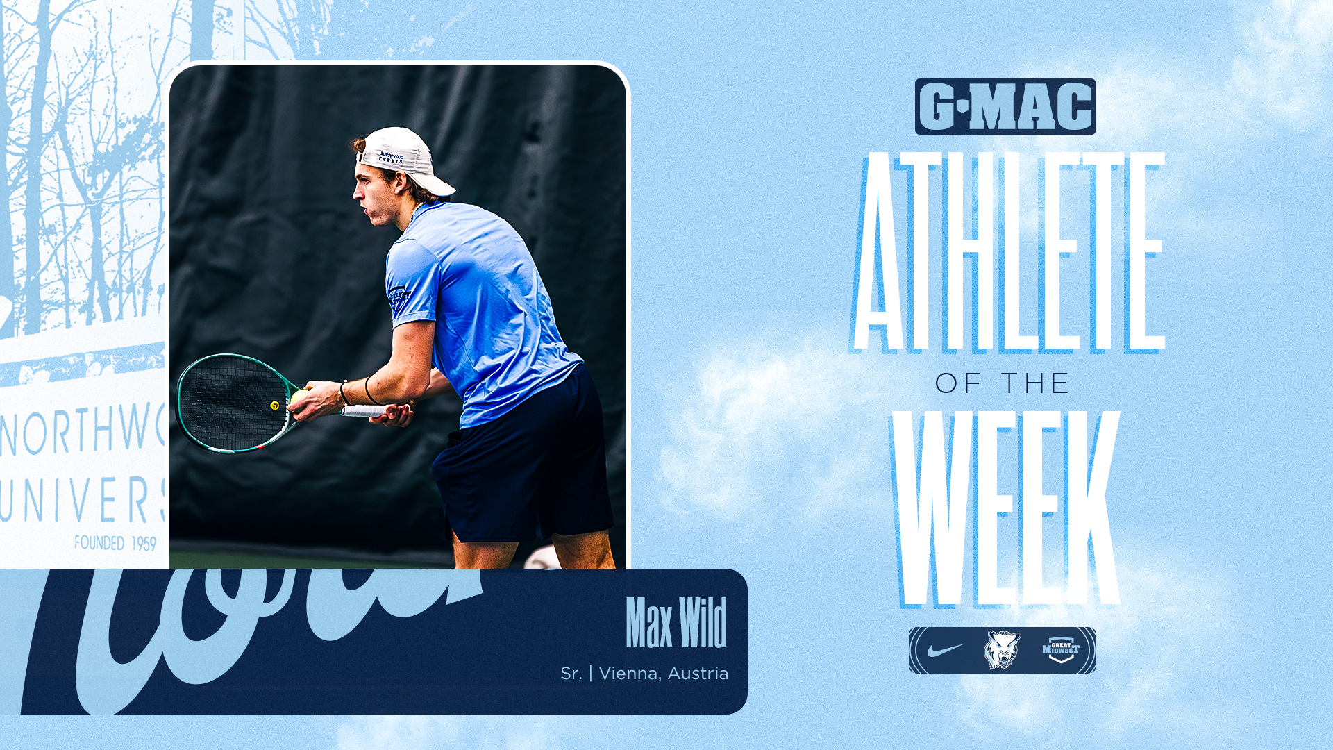 Max Wild Picks Up Second G-MAC Athlete of the Week Award of the Season