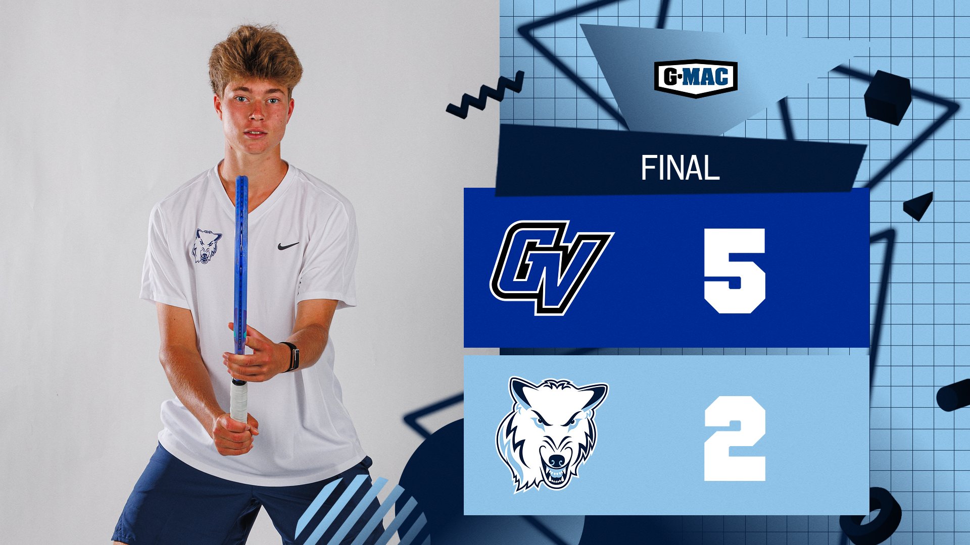 Men's Tennis Drops 5-2 Match At No. 13 Grand Valley State