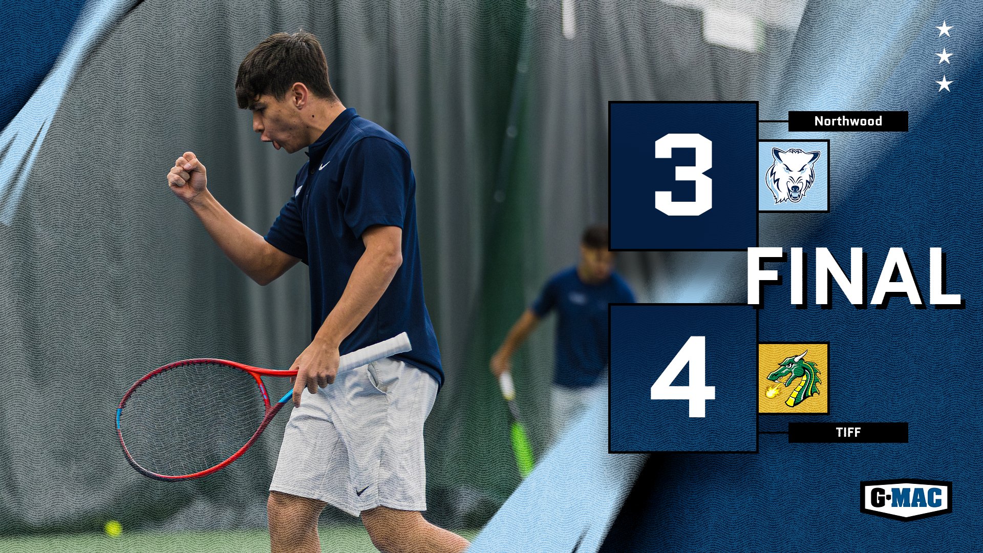 Men's Tennis Drops Tough 4-3 Match To Tiffin