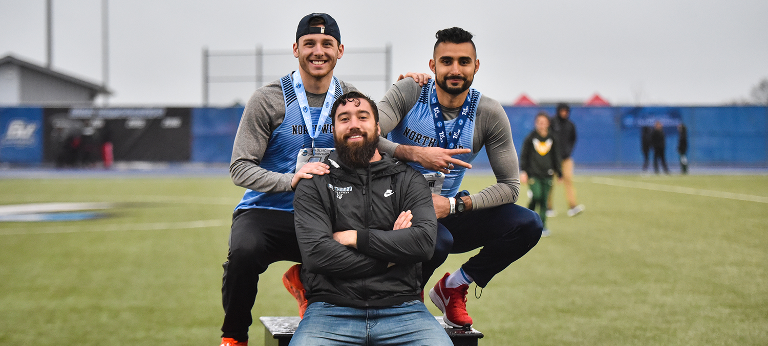 Ben Quella, Assistant Coach Marcus Myers and Rami Gharsalli