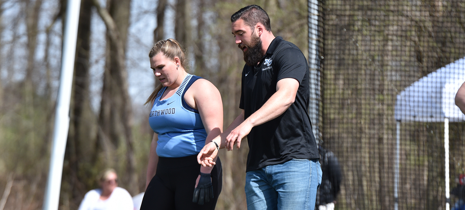 Jessica Marvin and Assistant Coach Marcus Myers