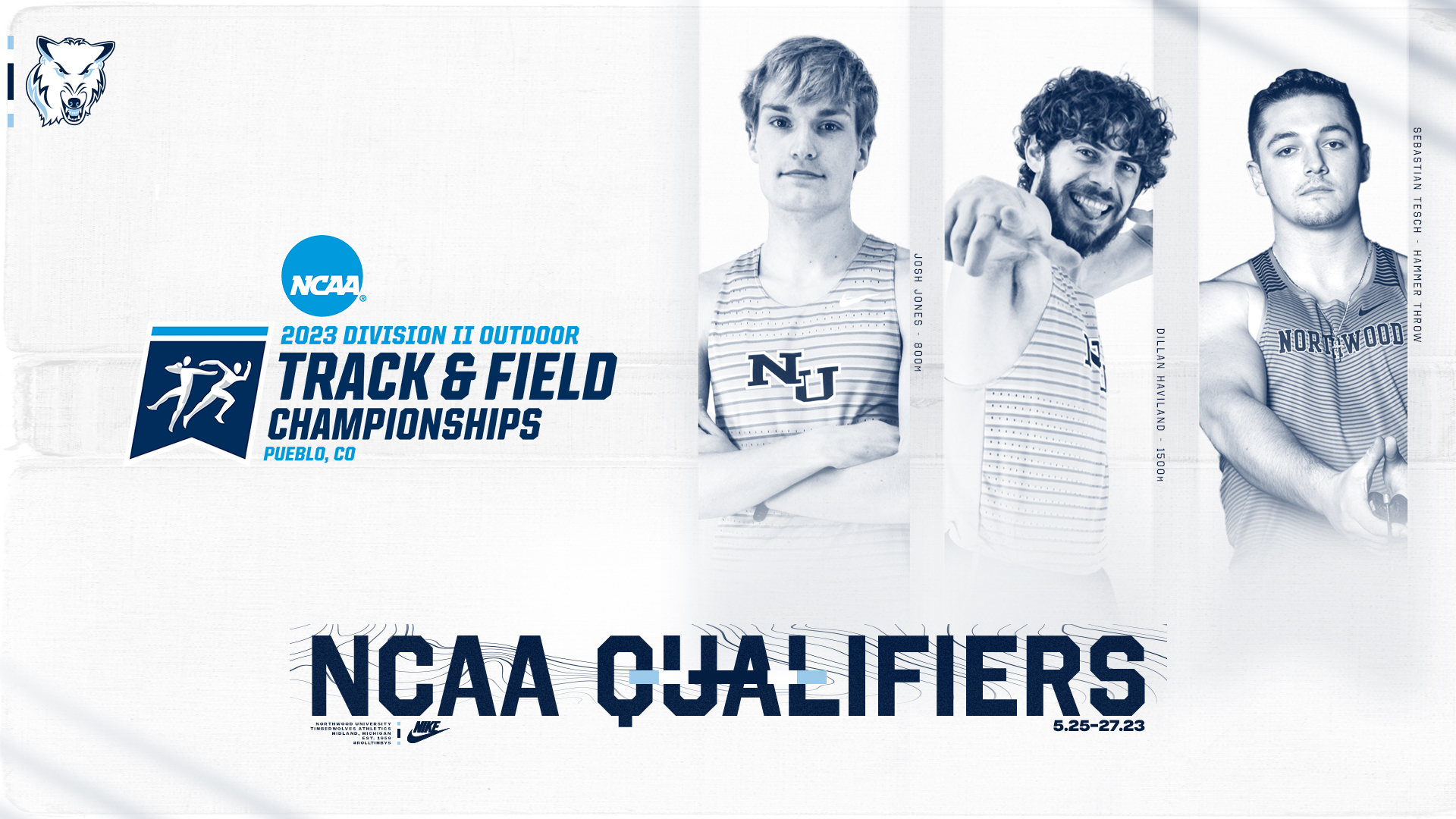 Track & Field Sends Jones, Haviland, and Tesch To NCAA Outdoor Championships