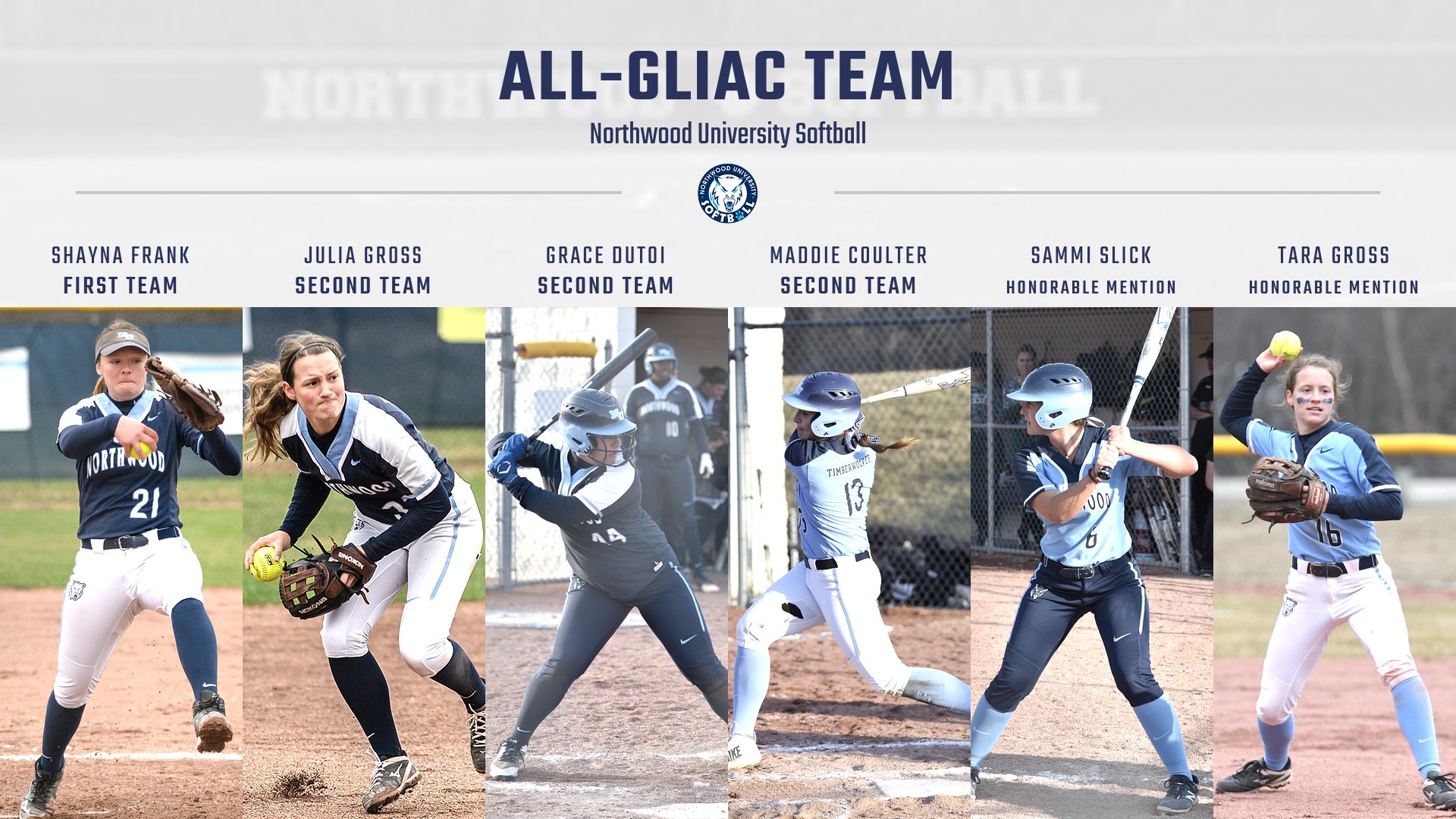 Softball Places Six On All-GLIAC Teams