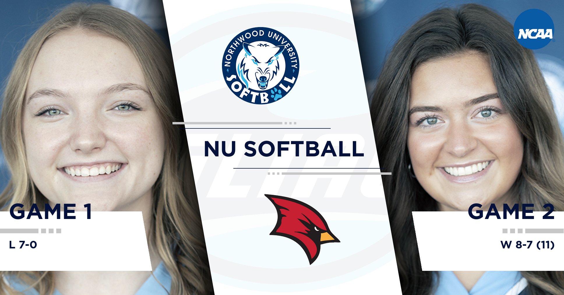 Softball Picks Up Doubleheader Split At Saginaw Valley