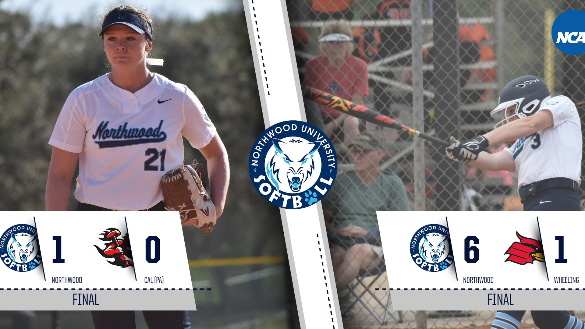 Softball Takes Two More Behind Career Performances
