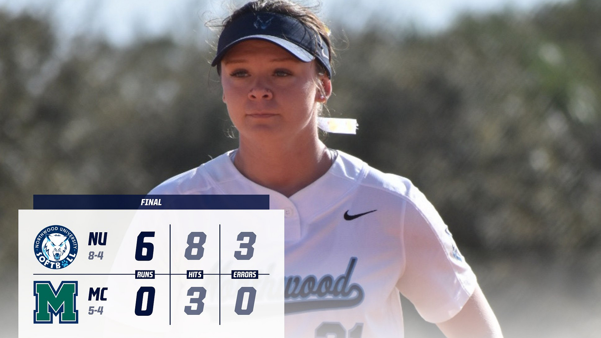 Softball Finishes 6-0 Win Over Mercyhurst
