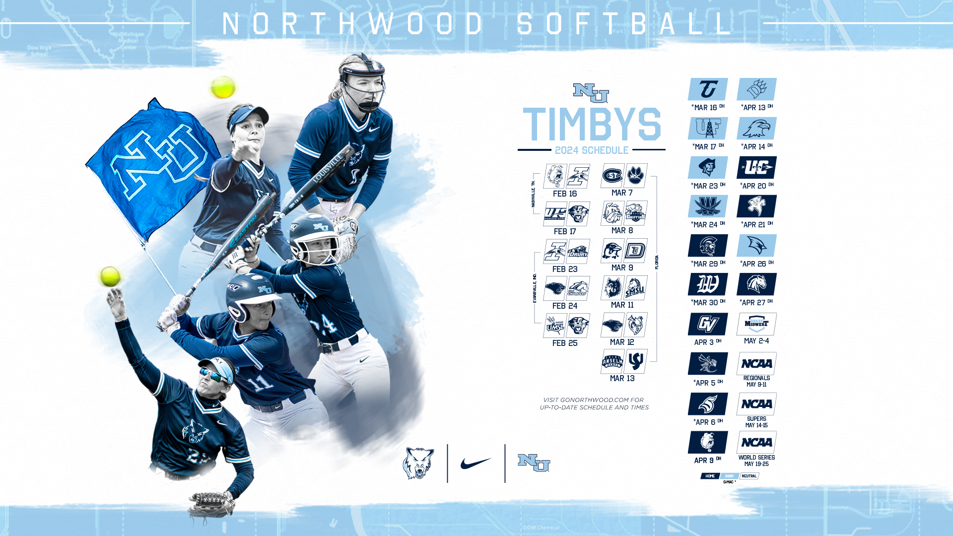 Northwood Softball Announces 2024 Schedule