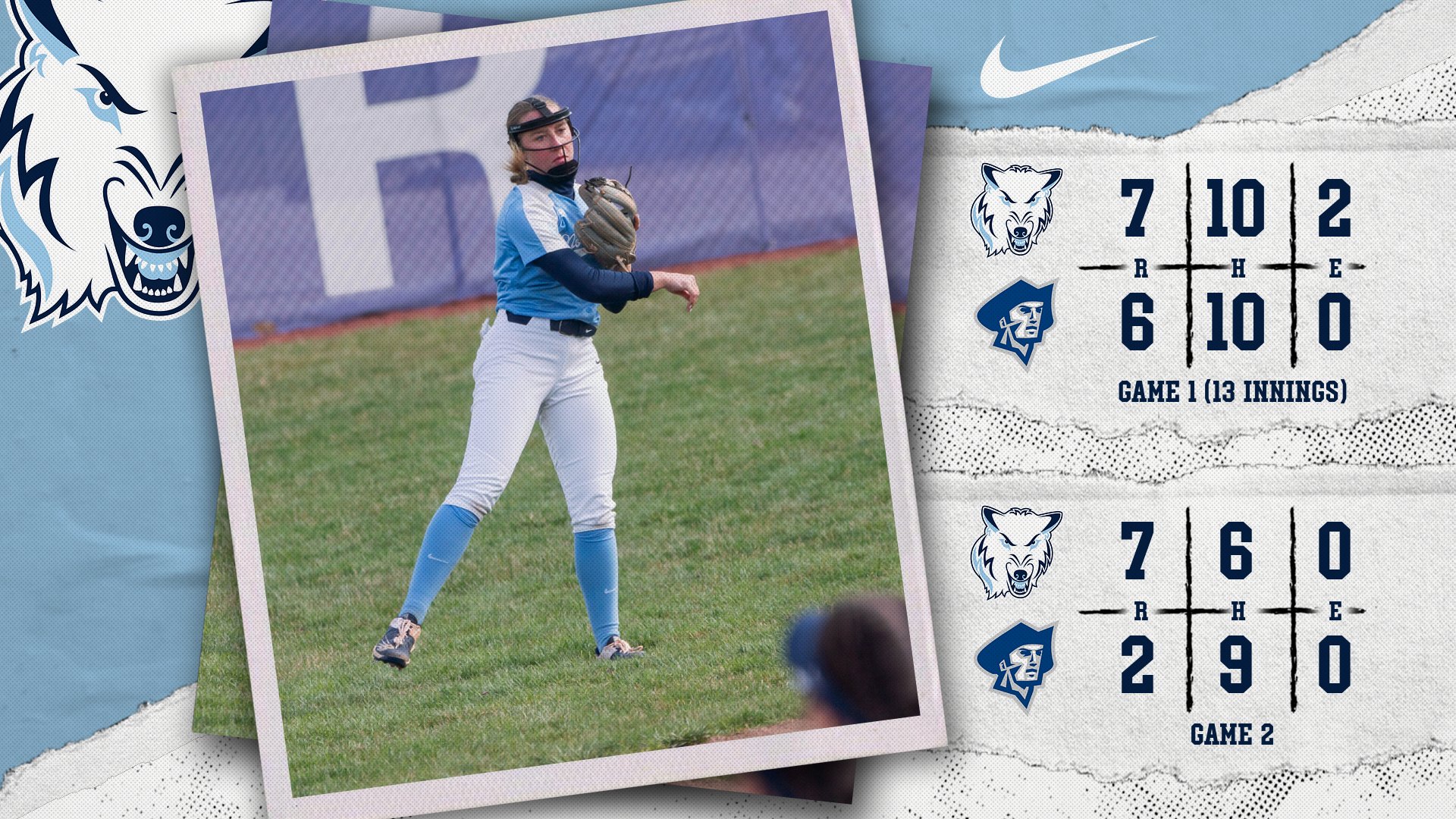 Softball Takes Two From Malone